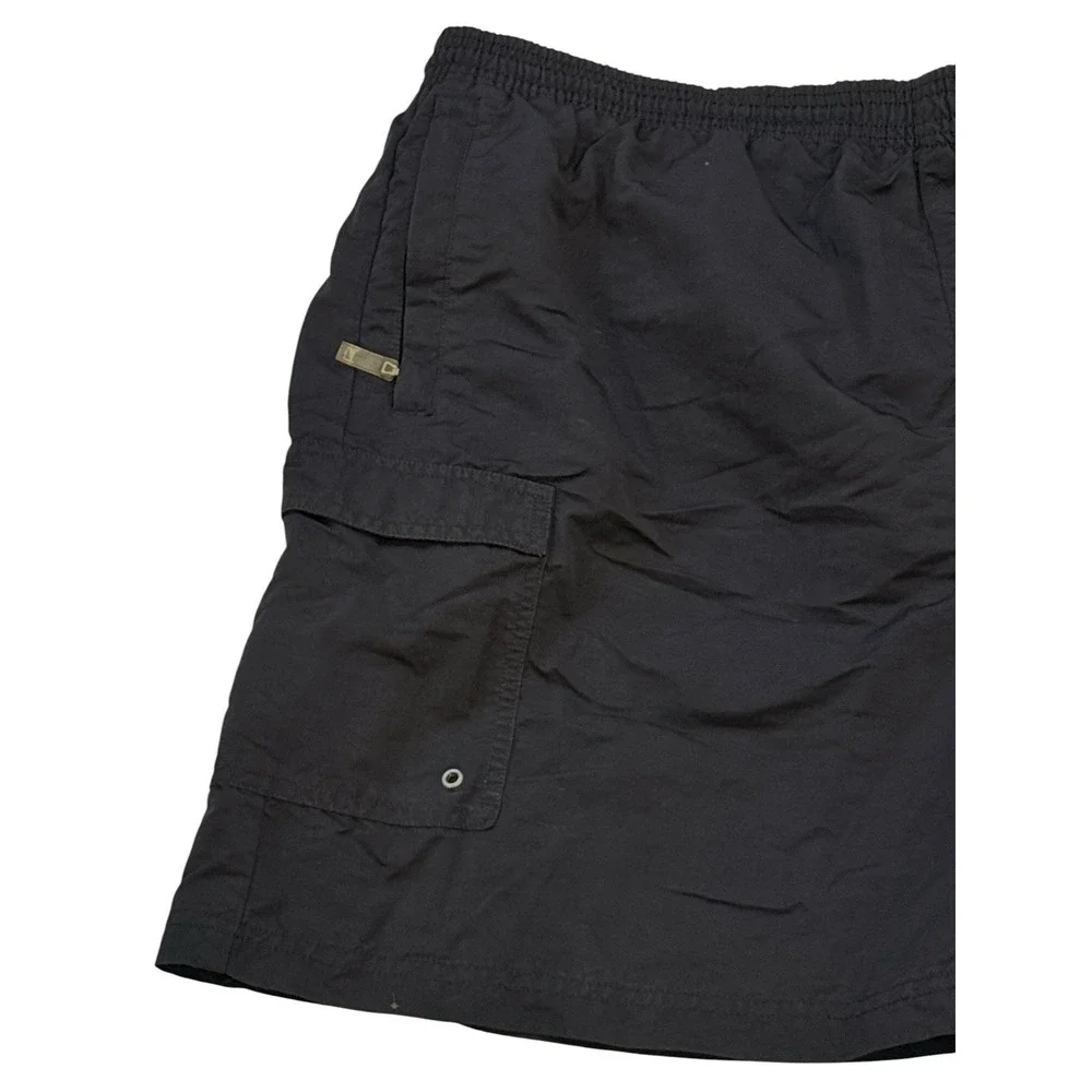 Tori Richard Navy Swim Trunks Men XL Tiki‎ Cocktail Embroidered Shorts Lined